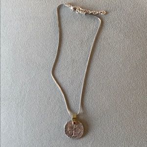 Brighton Devotion Doubloon Cross Coin Necklace